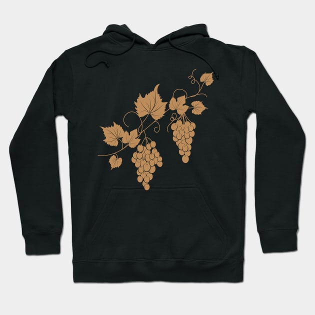 Cute Wine Grapes Hoodie by SWON Design